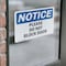 Signmission Please Do Not Block Door, 5 in W x Rectangle, Vinyl Decal OS-2PACK-NS-D-35-L-17374 - alternate 4
